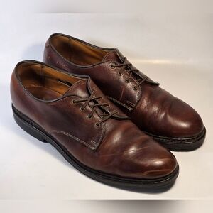Allen Edmonds Men’s Fulton Oxford Dress Shoes Brown Almond Toe Lace Up 10.5 6221
